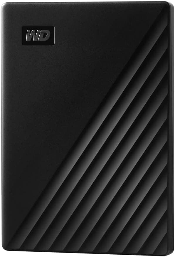 WD 2TB My Passport Portable External Hard Drive HDD, USB 3.0, USB 2.0 Compatible, Black - WDBYVG0020BBK-WESN
