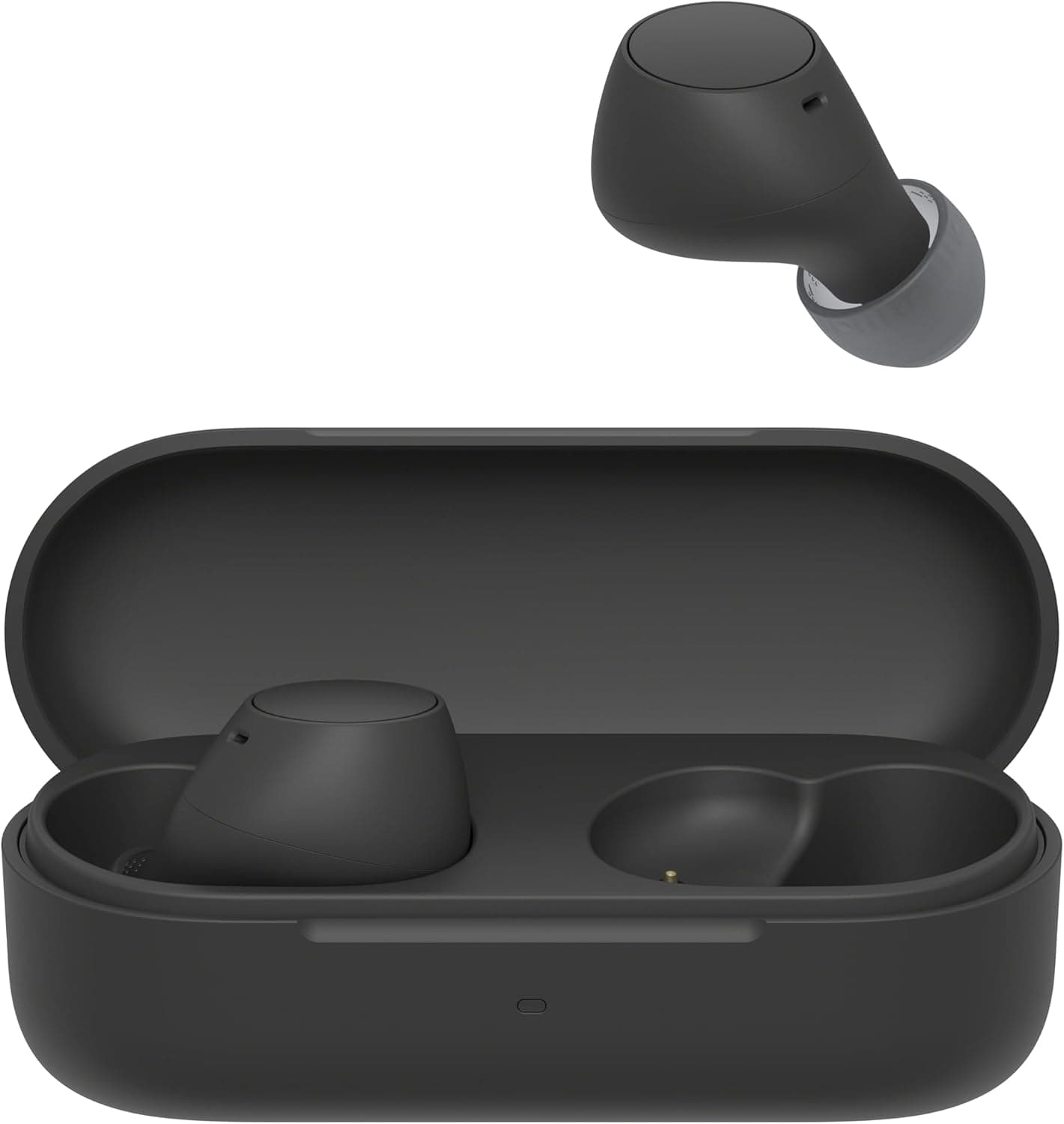 Sony WFC510 | Cuffie True Wireless - Piccole e leggere, Connessione Bluetooth Multipoint, Ambient Sound, Classificazione IPX4, Spotify Tap, Ricarica Rapida, Batteria da 22 ore, iOS e Android-Nero