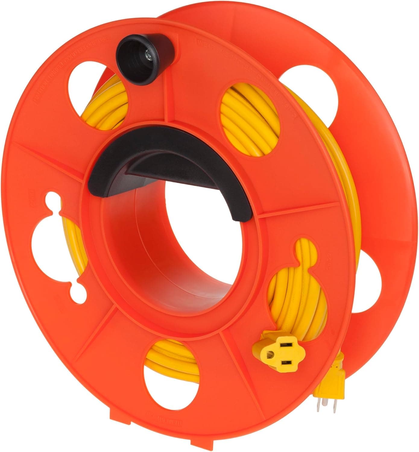 Bayco KW-130 Cord Storage Reel with Center Spin Handle, 150-Feet