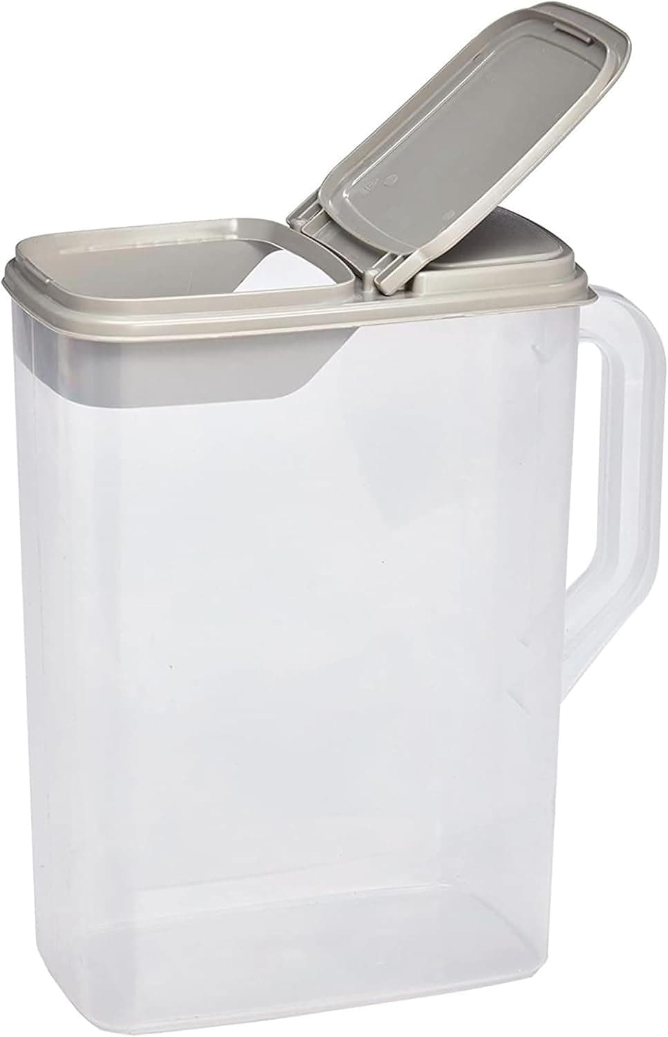 Buddeez Pet Food Storage Container - 8 Quart Capacity Bird Seed Container & Dog Food Storage, with Durable EZ Grip Handle and EZ Flip Lid with Pour Spout