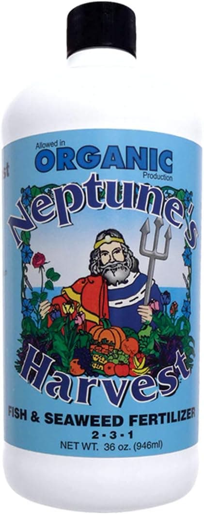 Neptune's Harvest Fish & Seaweed Fertilizer 2-3-1, 18 Ounce (36 Ounce)
