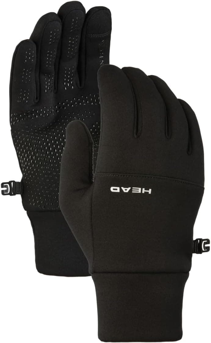 HEAD Men's Ultrafit Multi-Sport Running Gloves, High Grip Silicone, Touchscreen Compatible