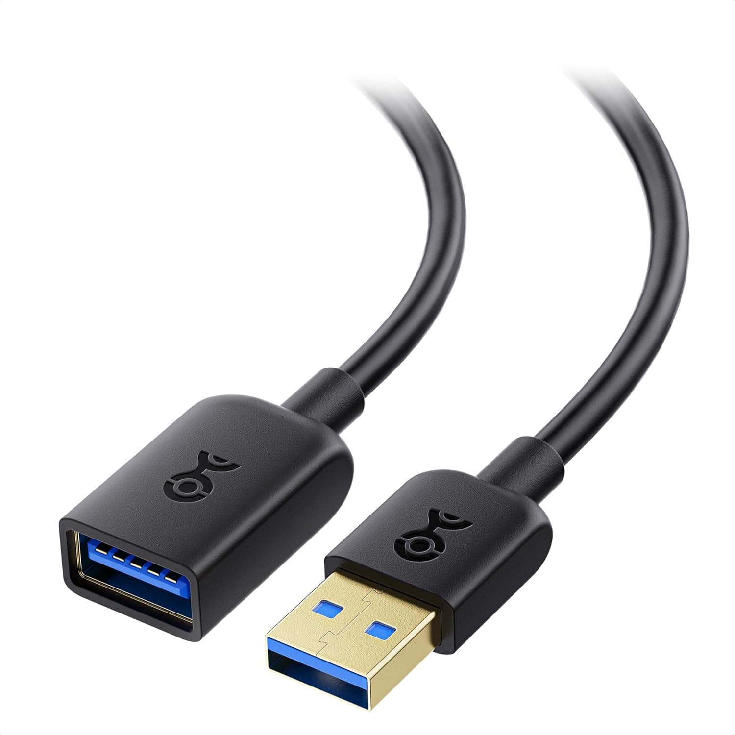 Cable Matters 5Gbps Long USB Extension Cable - 10ft, USB 3.0 Extension Cable, Male to Female USB3.0 Extender, Compatible with Webcam, VR Headset, Printer, Hard Drive, Black