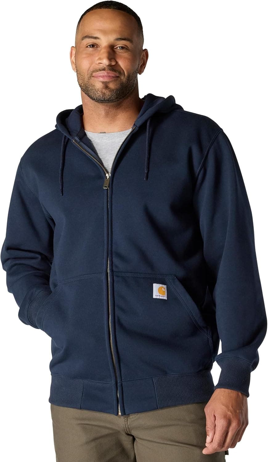 Carhartt Men's Tall Rain Defender Paxton Heavyweight Hooded Zip Front Sweatshirt