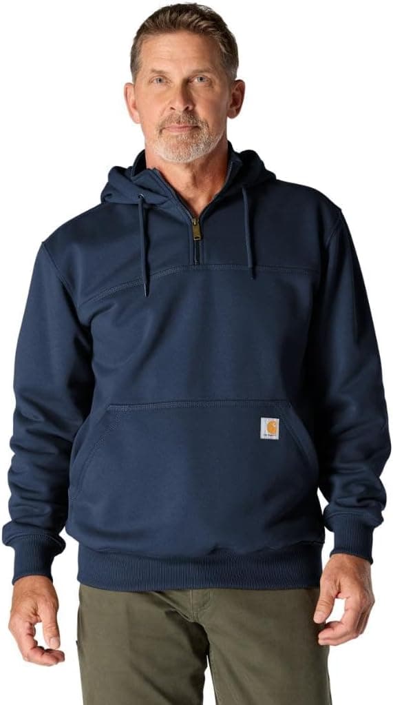 Carhartt mens Rain Defender Loose Fit Heavyweight Quarter-zip Sweatshirt