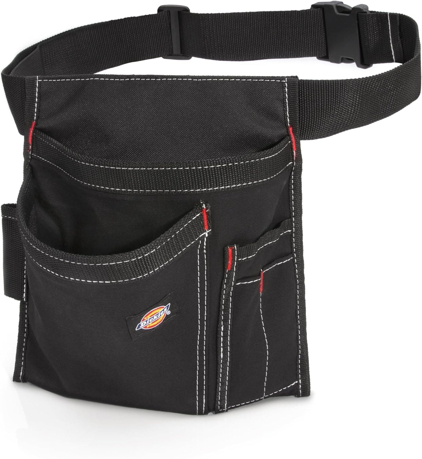 Dickies 5-Pocket Single Side Tool Belt Pouch/Work Apron, Durable Canvas Construction, Adjustable Belt for Custom Fit
