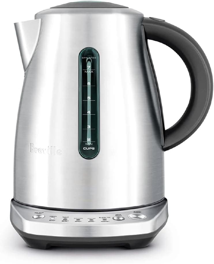 Breville BKE720BSS Temp Select Hot Water Kettle, 57 oz, Brushed Stainless Steel