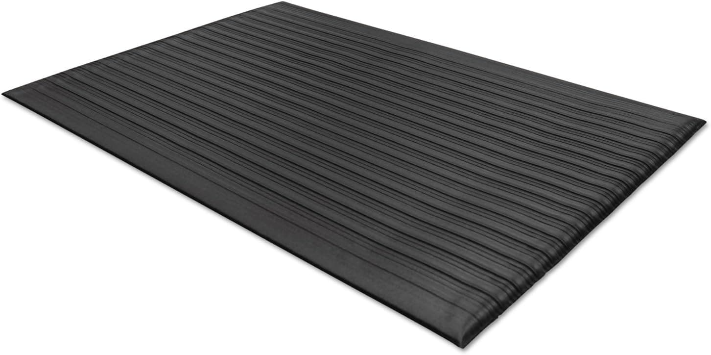 Guardian 24020302 Air Step Antifatigue Mat, Polypropylene, 24 x 36, Black