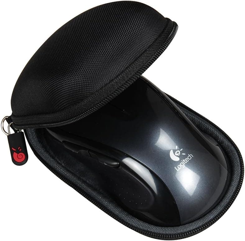 Hermitshell Hard Travel Case for Logitech M510 Wireless Mouse - Only Case (Black)