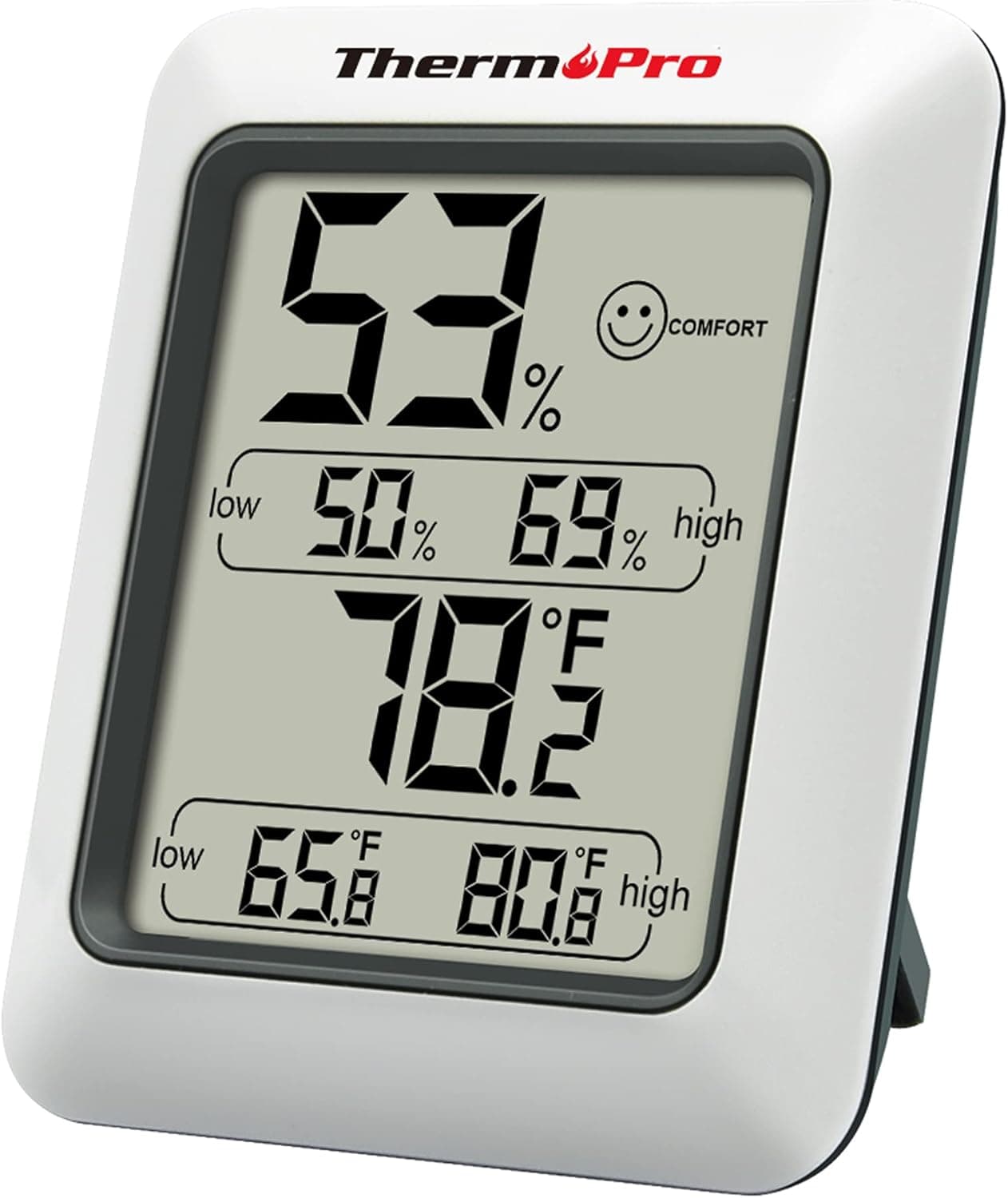 ThermoPro TP50 Digital Hygrometer Indoor Thermometer Room Thermometer and Humidity Gauge with Temperature Humidity Monitor