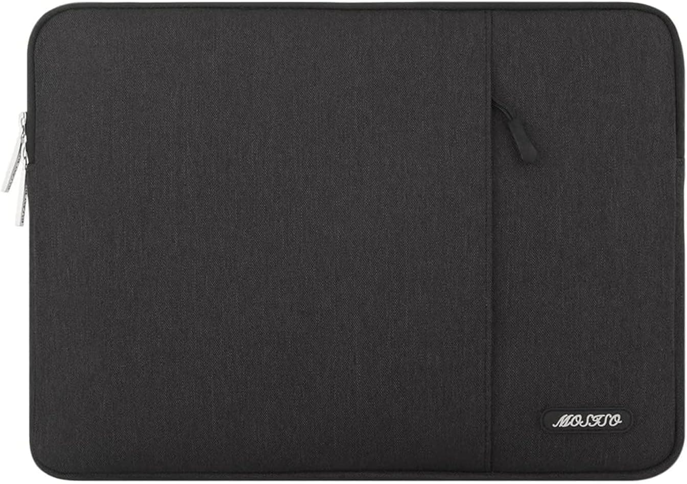 MOSISO Laptop Case 15 inch, 15 inch Laptop Sleeve Compatible with MacBook Air 15 M4 A3241 M3 A3114 M2 A2941 2025 2024 2023,Dell XPS 15,Polyester Vertical Computer Sleeve Bag with Pocket, Black