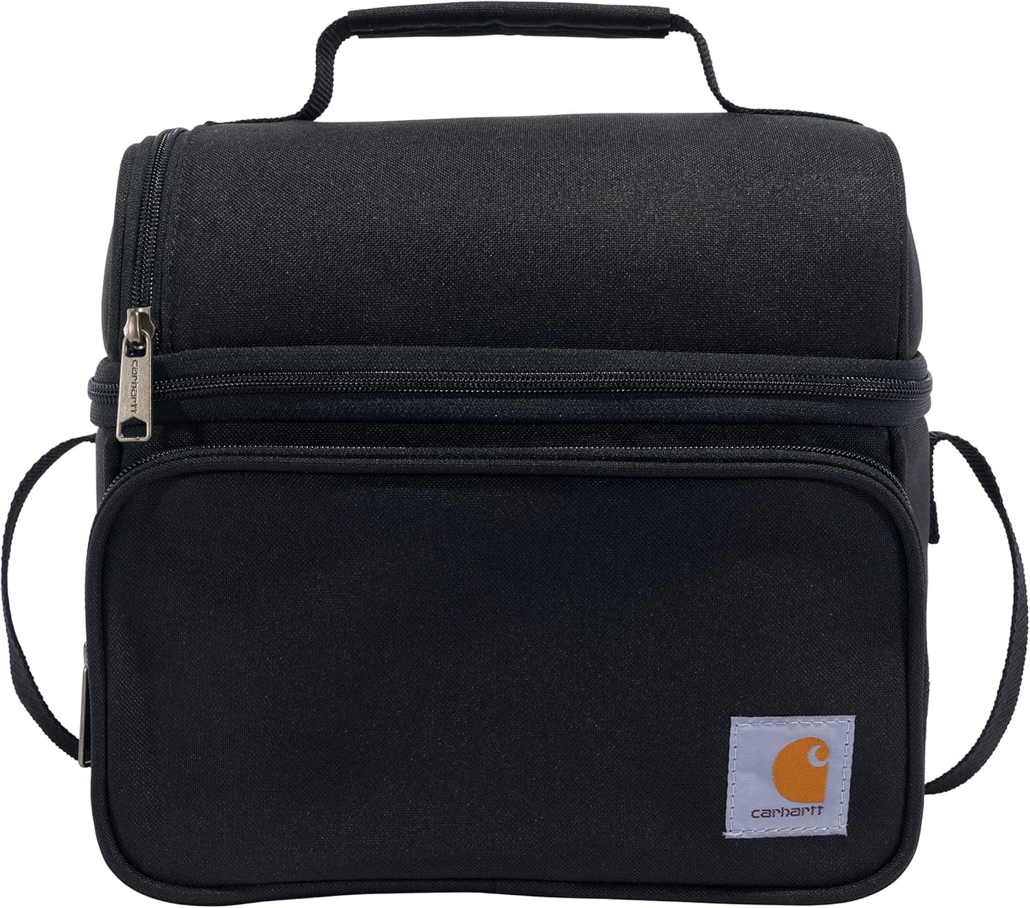 Carhartt Camping Cooler, Worksite Lunchbox, Soft Shell Lunch Bag for Construction Sites, Work and Everyday Use, Black