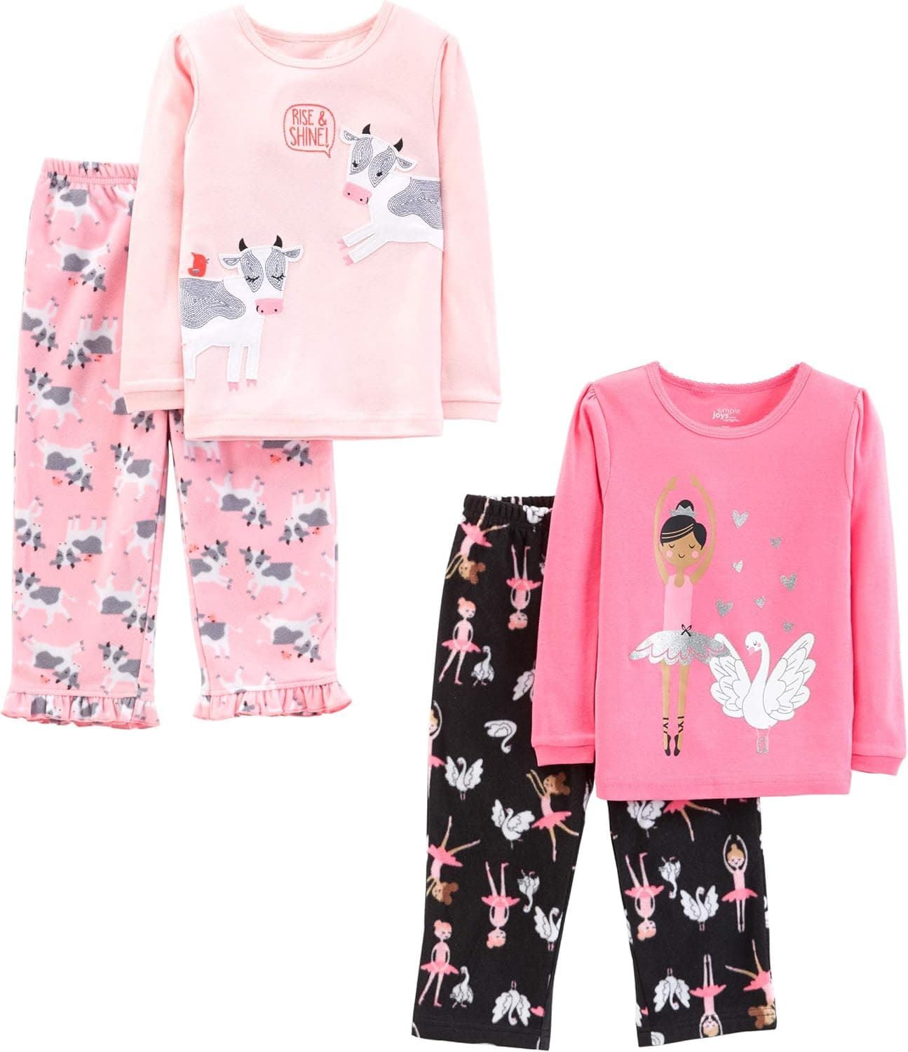 Simple Joys by Carter's baby-girls 4-piece Pajama Set