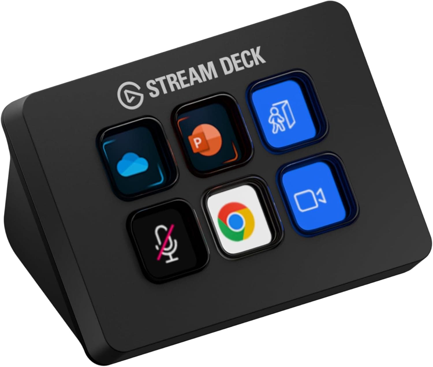 Elgato Stream Deck Mini – Control Zoom, Teams, PowerPoint, MS Office and More, Boost Productivity with Seamless Integration for Daily Apps, Set Up Shortcuts Easily, Compatible with Mac and PC