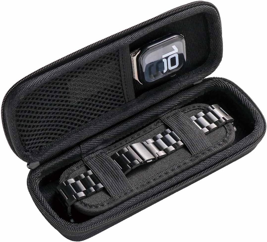 Portable Travel Case for Smartwatch, Watch Bands & Accessories Case Compatible with Apple Watch, Fitbit Blaze, Huawei