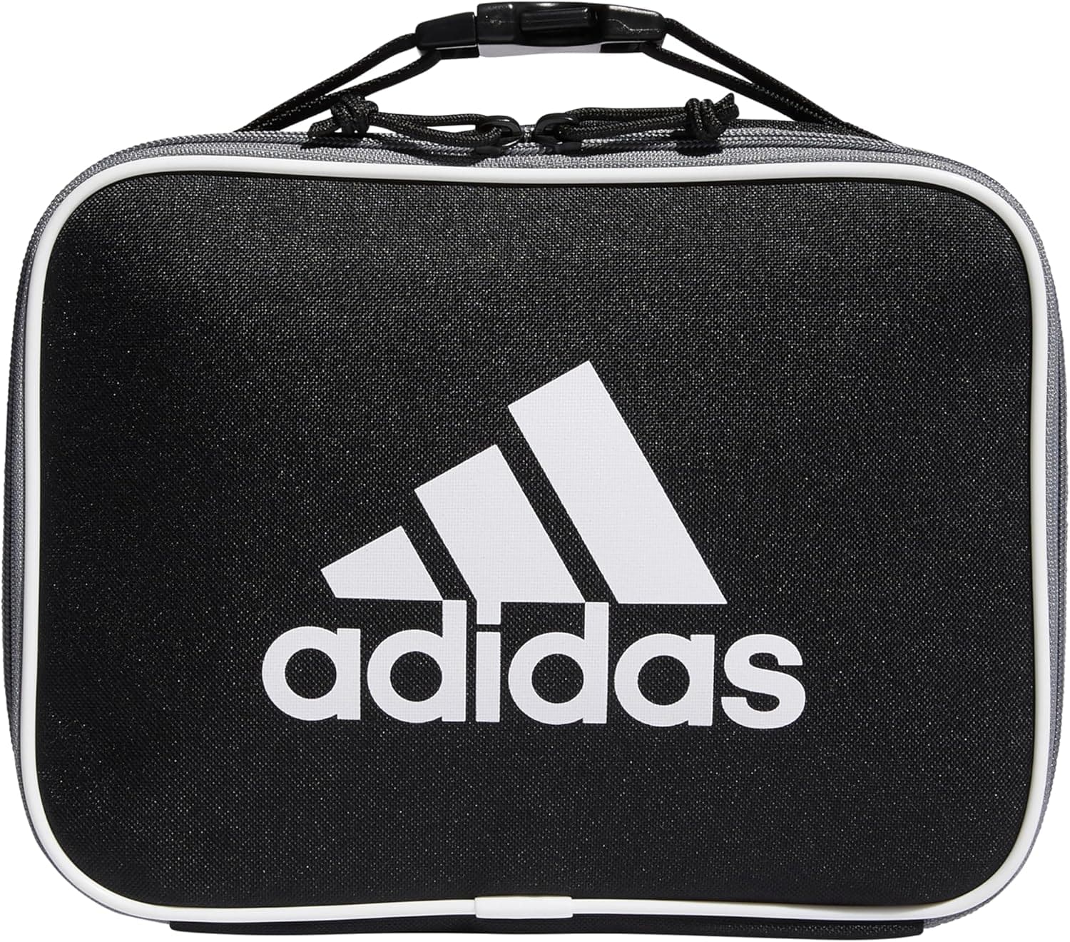 adidas Unisex Foundation Insulated Lunch Bag, Black/White, ONE SIZE