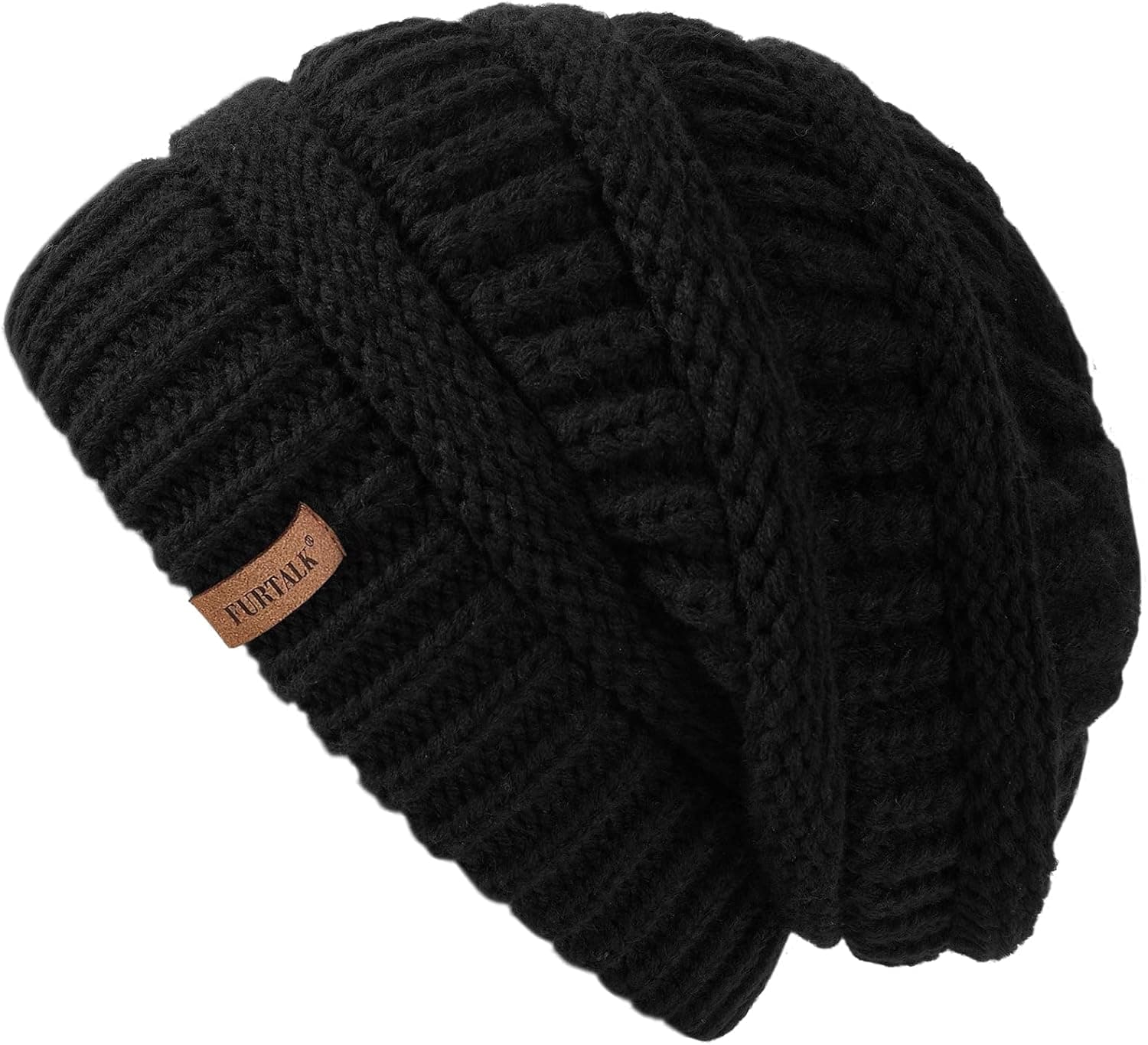 FURTALK Womens Winter Knit Slouchy Beanie Hat Warm Knitted Skull Ski Cap Hats for Women