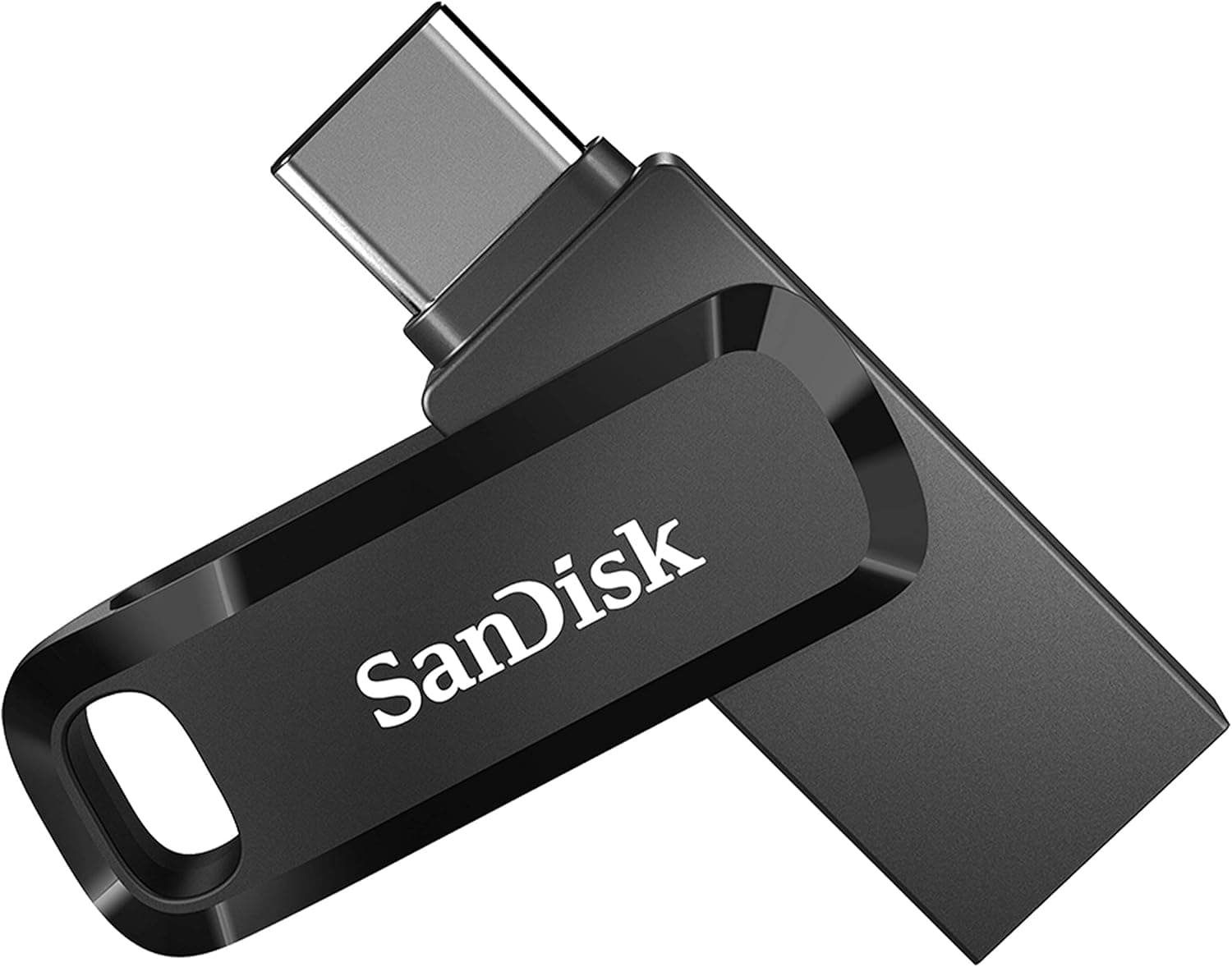 SanDisk 256GB Ultra Dual Drive Go USB Type-C Flash Drive, Black - SDDDC3-256G-G46