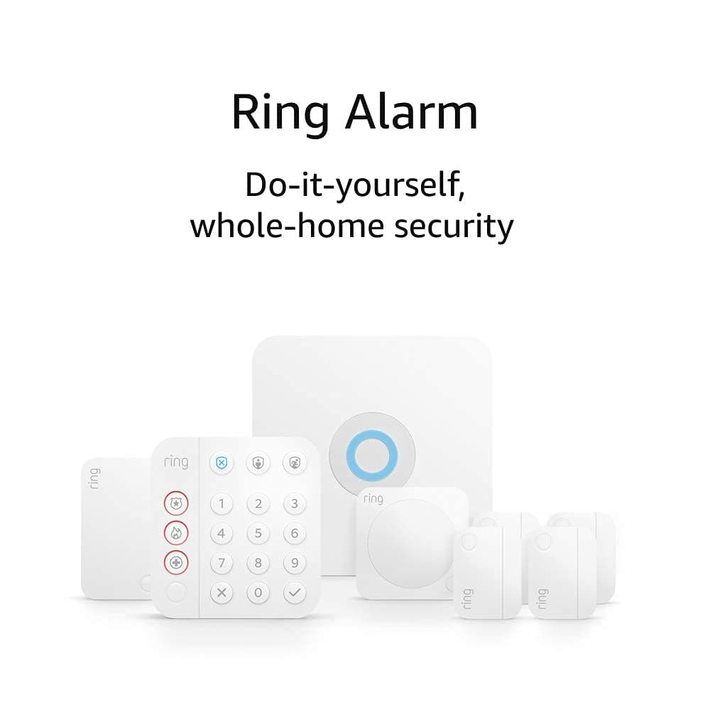 Ring Alarm 8-Piece Kit (newest model), Home or business security system with optional 24/7 professional monitoring