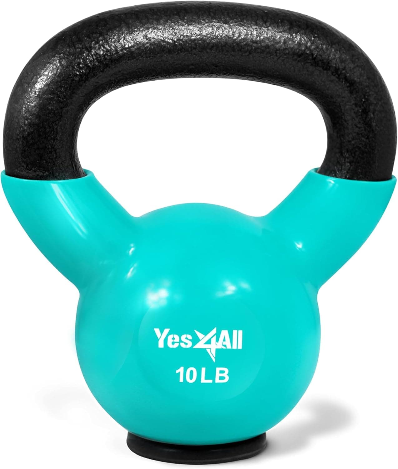 Yes4All Kettlebells Rubber Base, Kettlebell Set for Women, Strength Training Kettlebells Weights (10-65 lbs)