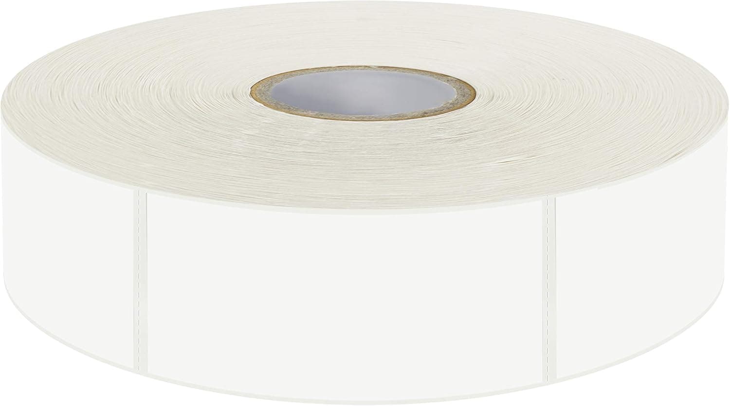 1000 Blank Removable Freezer Labels Water Oil Resistant with Perforation Line for Food Containers Jars Pantry Organization (Each Measures 1” x 2”)