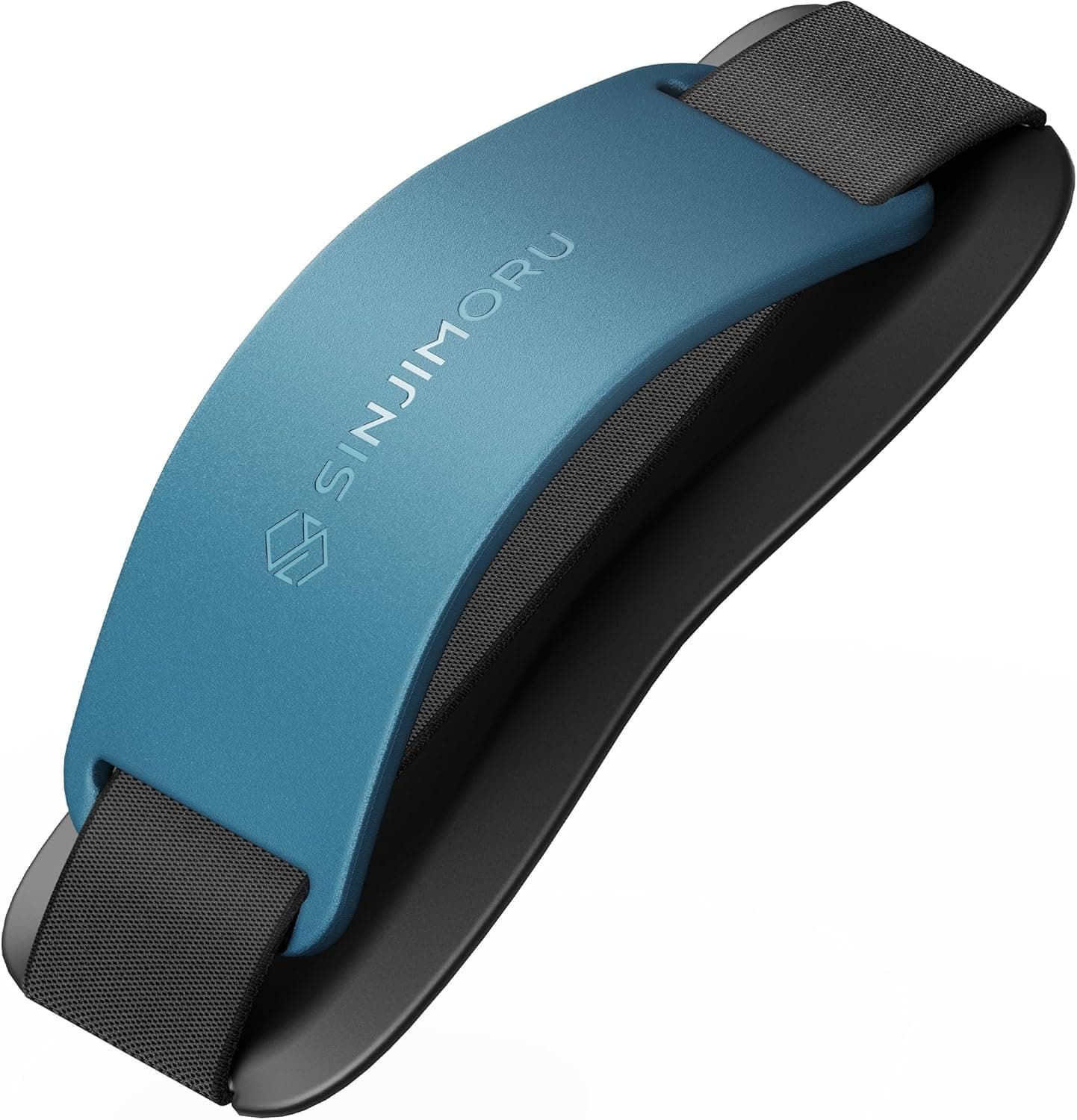 Sinjimoru Phone Grip with Silicone Band – Comfortable One-Hand Holder & Kickstand for Smartphones, Tablets, and eReaders for iPhone, Android, and Kindle Sinji Grip Silicone Teal