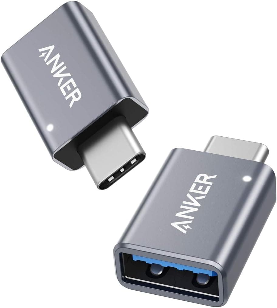 Anker USB C Adapter (2 Pack), USB C to USB Adapter High-Speed Data Transfer for MacBook Pro 2020, iPad Pro 2020, Samsung Notebook 9, Dell XPS and More Type C Devices