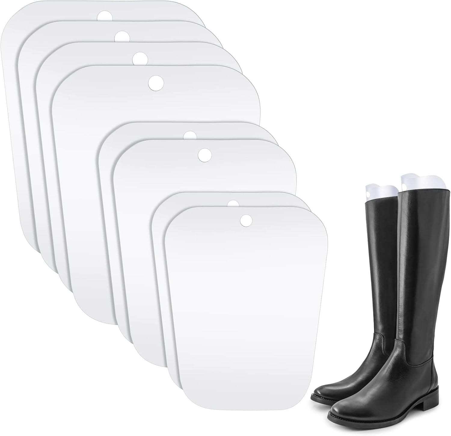 8 Packs Boot Shaper Shape Inserts Tall Boot Support for Women and Men