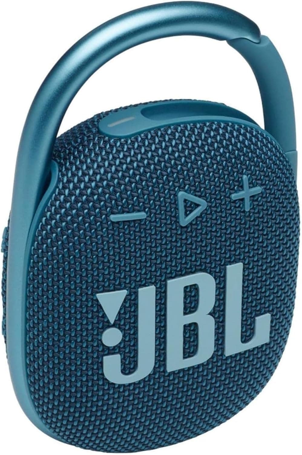 JBL Clip 4 - Portable Mini Bluetooth Speaker, big audio and punchy bass, integrated carabiner, IP67 waterproof and dustproof, 10 hours of playtime, speaker for home, outdoor and travel (Blue)