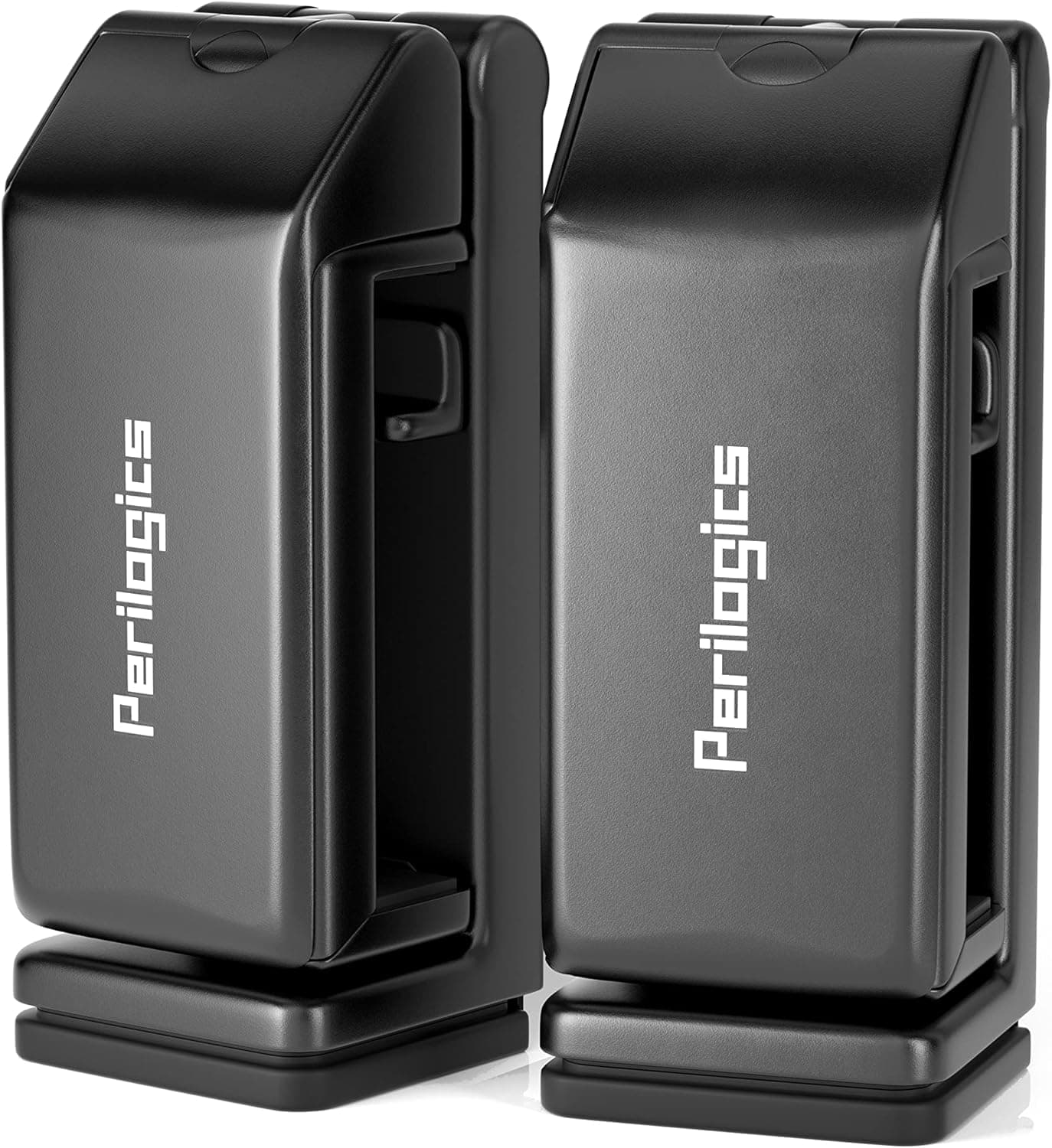 Perilogics Airplane Phone Holder Mount Universal in Flight Hands Free Viewing with Multi-Directional Dual 360 Degree Rotation (Black/Black)