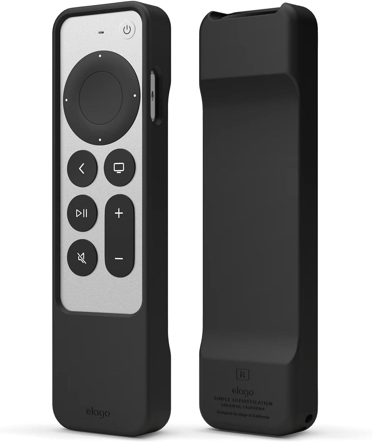 elago R1 Case Compatible with Apple TV 4K Siri Remote 3rd (2022) & 2nd Gen - Magnet Technology, Lanyard Included, Great Grip, Heavy Shock Absorption, Drop Protection, Full Access to All Functions
