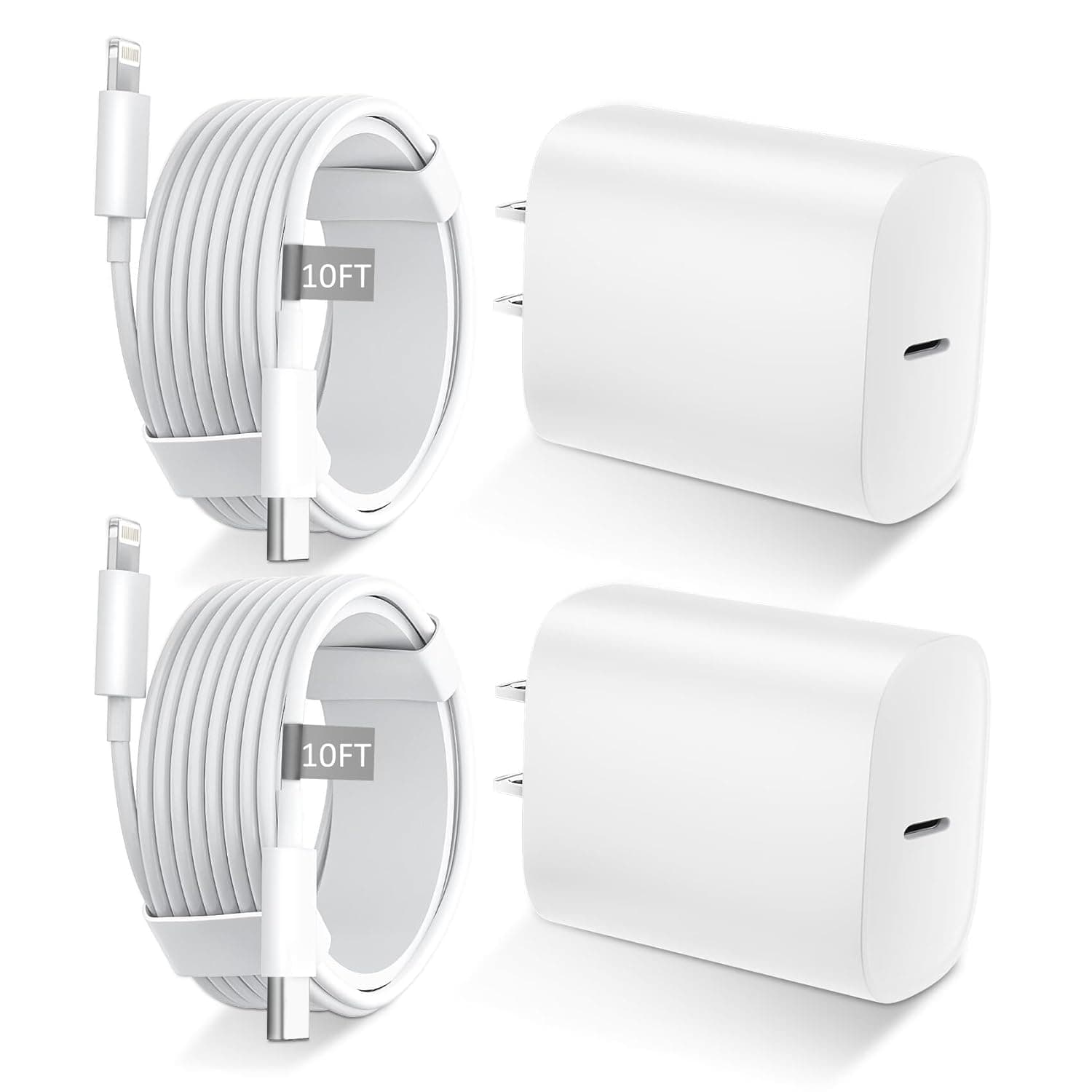 iPhone 14 13 12 11 Fast Charger MFi Certified,10FT Long Fast Charging Lightning Cable with 20W USB C Charger Block for iPhone 14/14 Pro Max/13/13 Pro Max/12/12 Pro Max/11/11Pro/XS/Max/XR/X,iPad