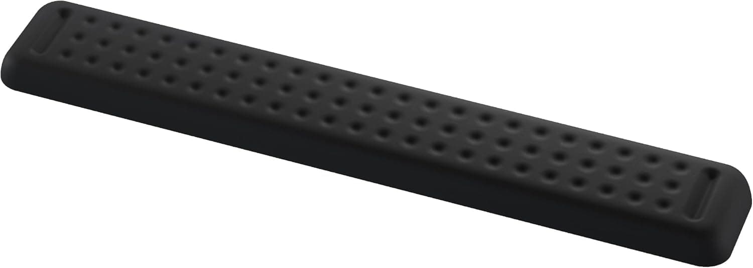 Keyboard Wrist Rest - 17 3/8 in Wrist Rest for Computer and Laptop with Massage Dots, Memory Foam Wrist Pad for Keyboard with Non-Slip PU Base for Ergonomic Wrist Support.