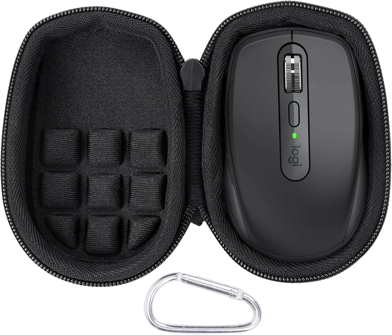 co2CREA Hard Case replacement for Logitech MX Anywhere 3S Anywhere 3 Anywhere 2S Anywhere 2 Compact Performance Mouse (Graphite Case)