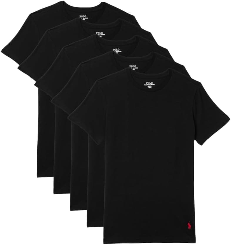 Polo Ralph Lauren 5-Pack Slim Fit "White" T-Shirt
