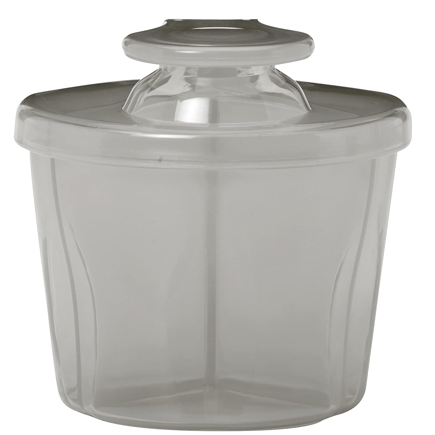 Dr. Brown's Baby Formula Dispenser with Snap-On Lid for On-the-Go Feedings,Milk Powder Dispenser for Traveling with Infant,Gray