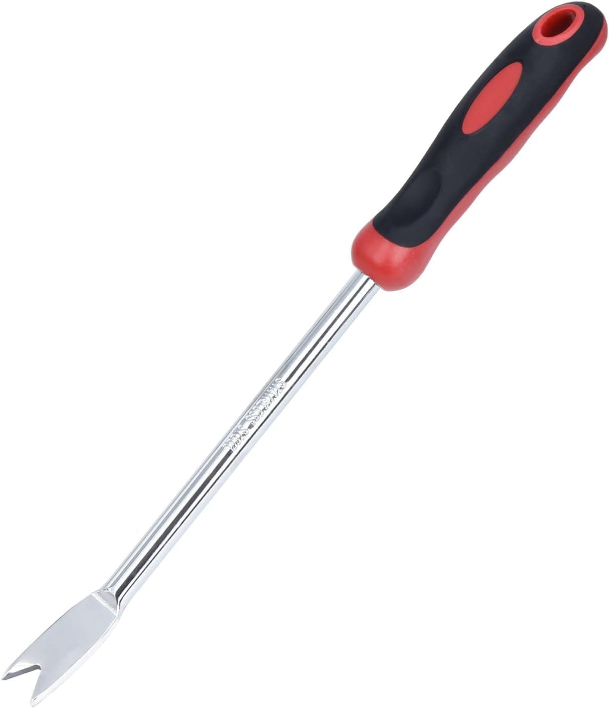 Weed Puller Tool, Dandelion Weeder Puller Tool with Soft Handle, Two-Pronged Fork Weed Remover Tool for Easy Weed Removal, Stainless Steel Garden Weeder Tool for Lawn Farmland Gardening Tools