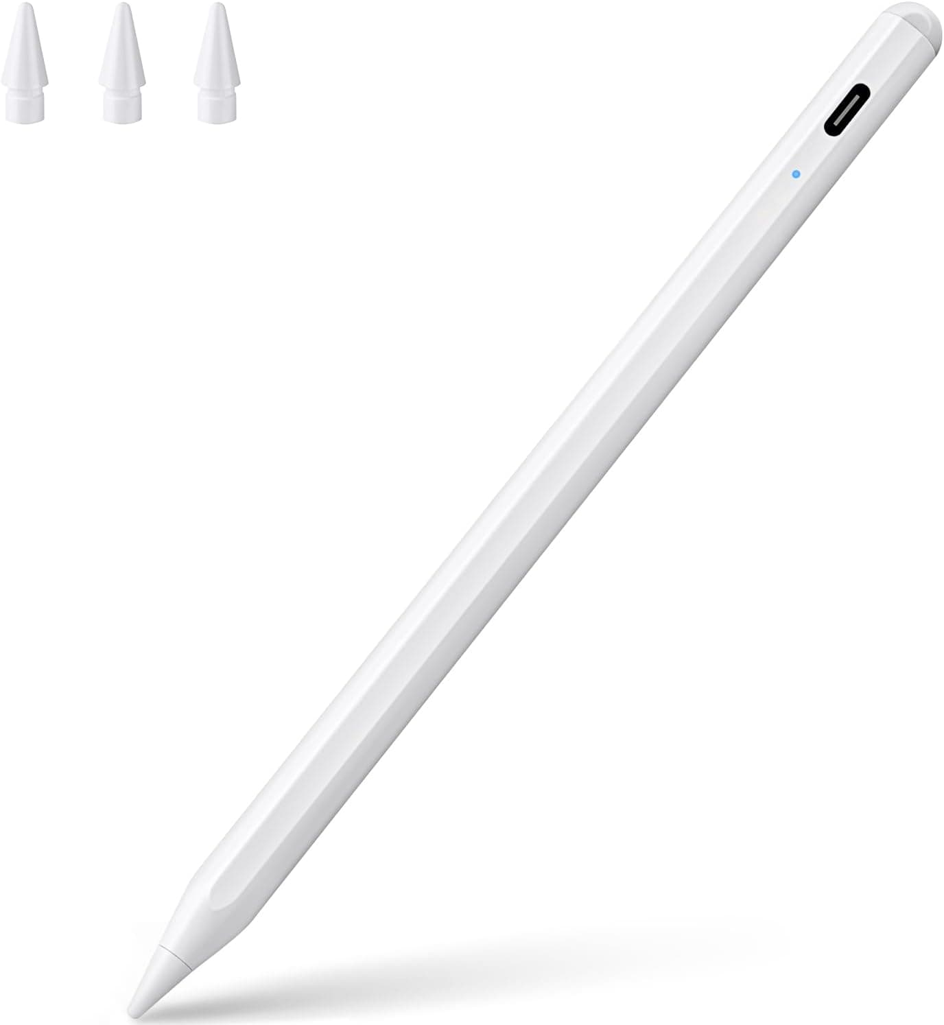 Stylus Pen for ipad, Active Pencil with Quick Charge, Palm Rejection Tilt Sensor, Magnetic Pen Compatible with 2018-2025 iPad Pro 13 M4 /11"/12.9"/10/9/8/7/6,iPad mini 5/6,iPad Air3/4/5/M2/M3