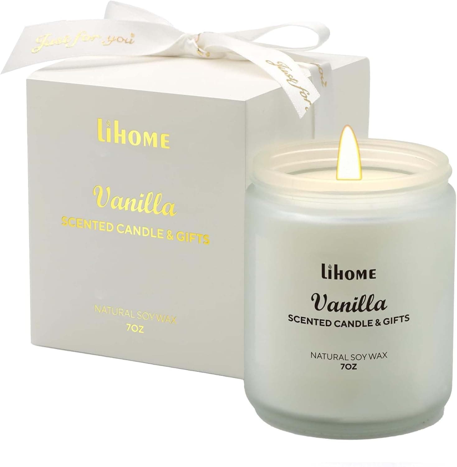 Candles Gifts for Women - Scented Candles, Natural Soy Wax Candles for Home Scented Perfect for Christmas, Birthday, Mother's Day, Vanilla Candle