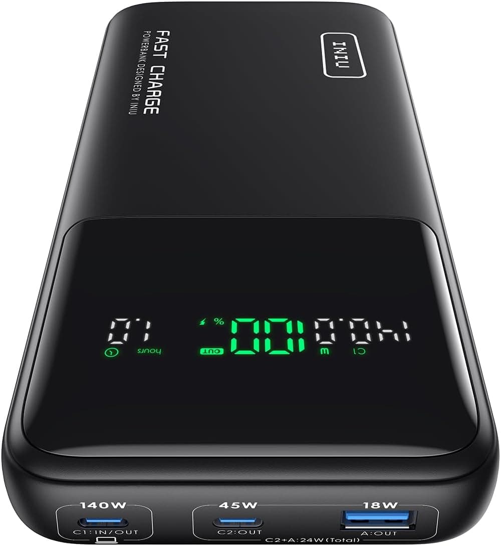 INIU Power Bank, USB C 22.5W 20000mAh Portable Charger PD3.0 QC4.0 Fast Charge, Battery Bank with Flashlight Compatible with iPhone 14 13 12 11 Pro X Samsung S20 S10 Google LG iPad