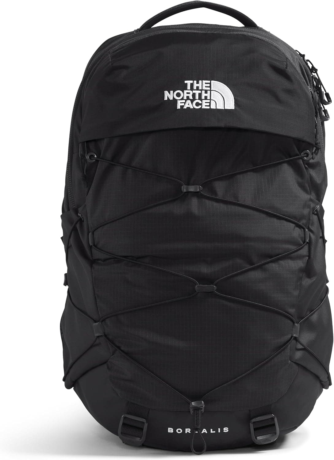The North Face Borealis Commuter Laptop Backpack | Water Repellent Finish, 16" Laptop Sleeve, Large Main Compartment for Everyday Carry, TNF Black/TNF Black-NPF, One Size