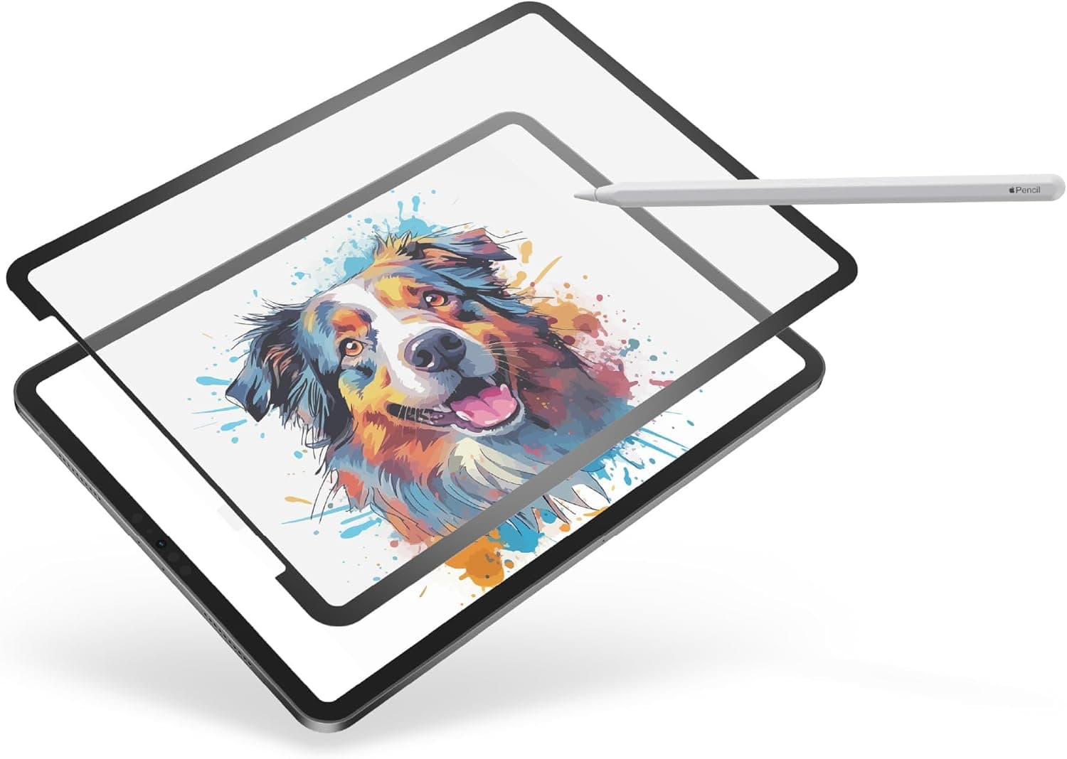 GhostPaper Air Premium Detachable Paper Feel Writing Sketching Surface Screen Protector, Air-ttach Nano Suction Mounting, Compatible with iPad Pro 11" (2018-2022), iPad Air 10.9" (2020-2022)