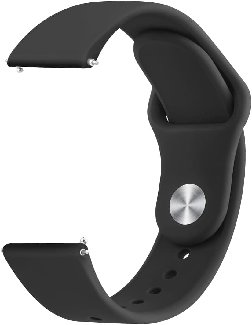 Silicone Band Compatible with IDW13,IDW16,IDW19 Smartwatch Bands, 22mm Soft Silicone Quick-Release Sport Replacement Bracelet Straps for Fitpolo/Woneligo W3 Smartwatch Bands