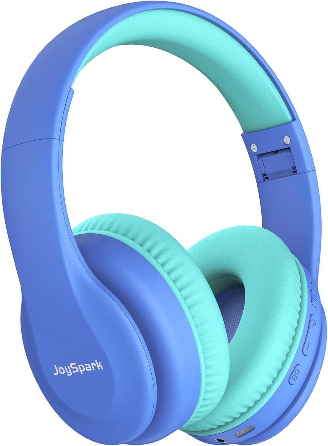 Kids Bluetooth Headphones, Lightweight Wireless Headphones for Kids, 85/94dB Volume Limited, 60 Hours Playtime, Bluetooth 5.3, Over-Ear Toddler Headsets with Built-in Mic-Blue
