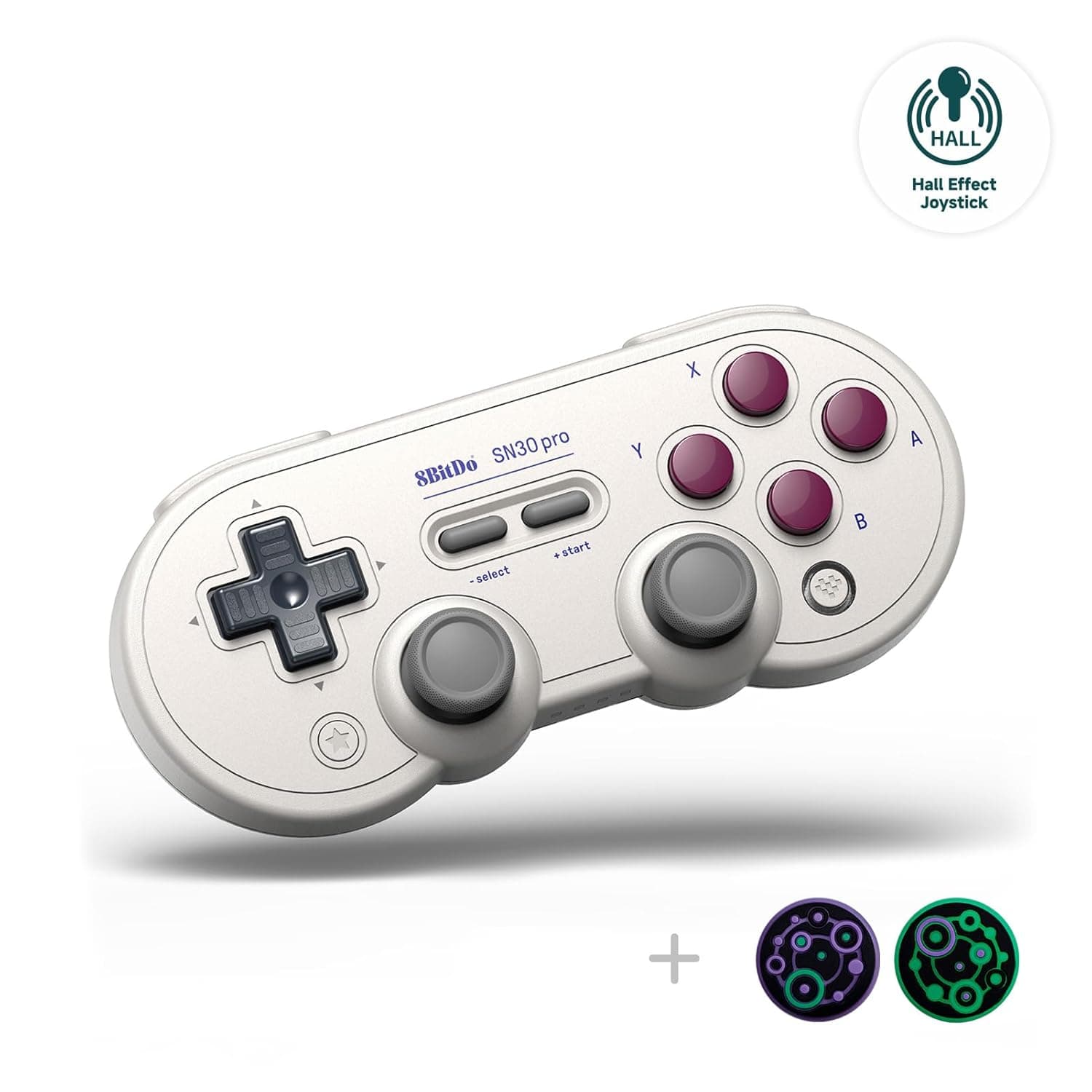 8Bitdo Sn30 Pro Wireless Bluetooth Controller, Hall Effect Joystick Update, Retro Gamepad for Switch/Switch 2, PC, Steam Deck, Android, Raspberry PI, iPhone, iPad, macOS and Apple TV (G Classic Edition)
