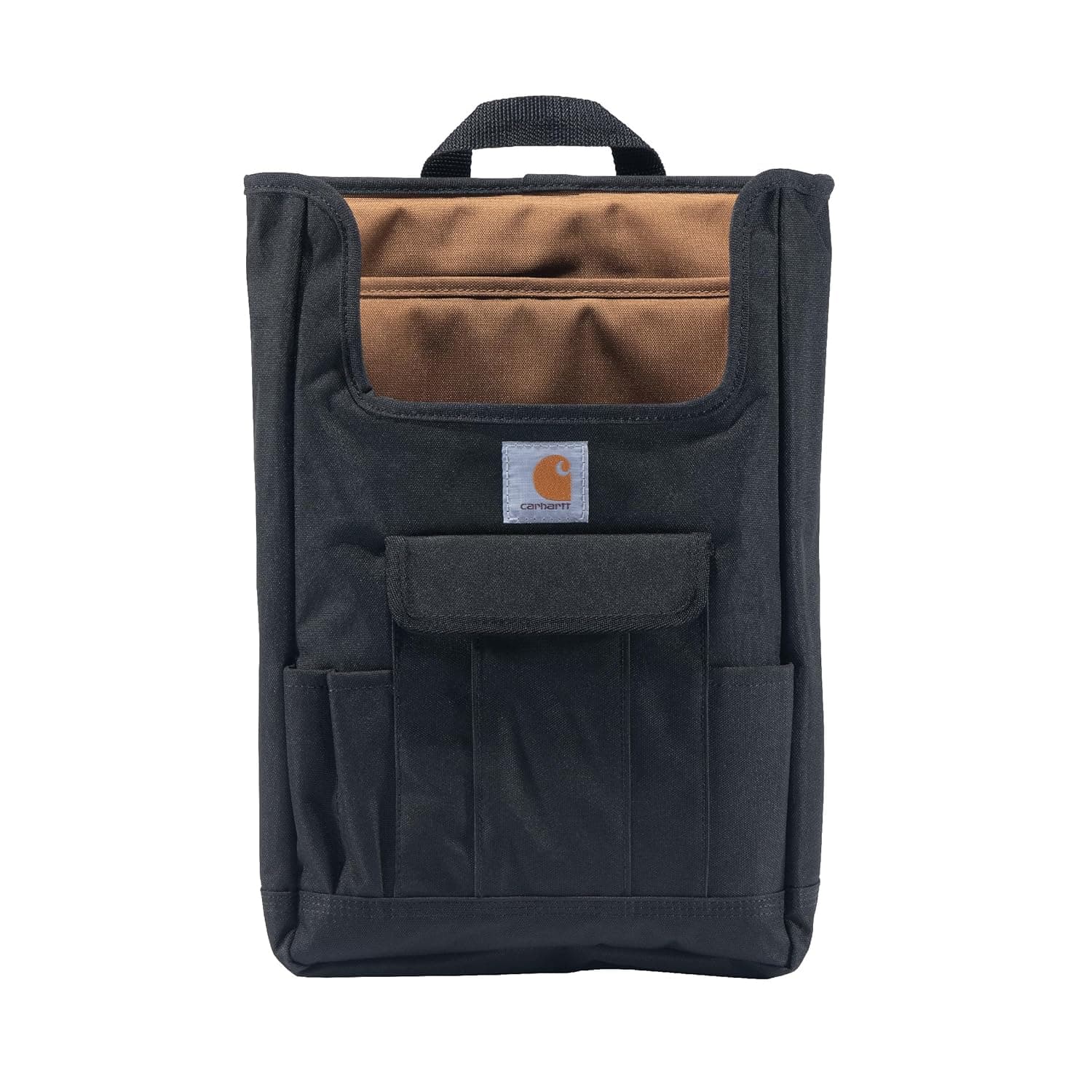 Carhartt Front Seat Car Organizer, Passenger Seat Storage & Organization for Books, Files, Folders, Laptop & More, Black