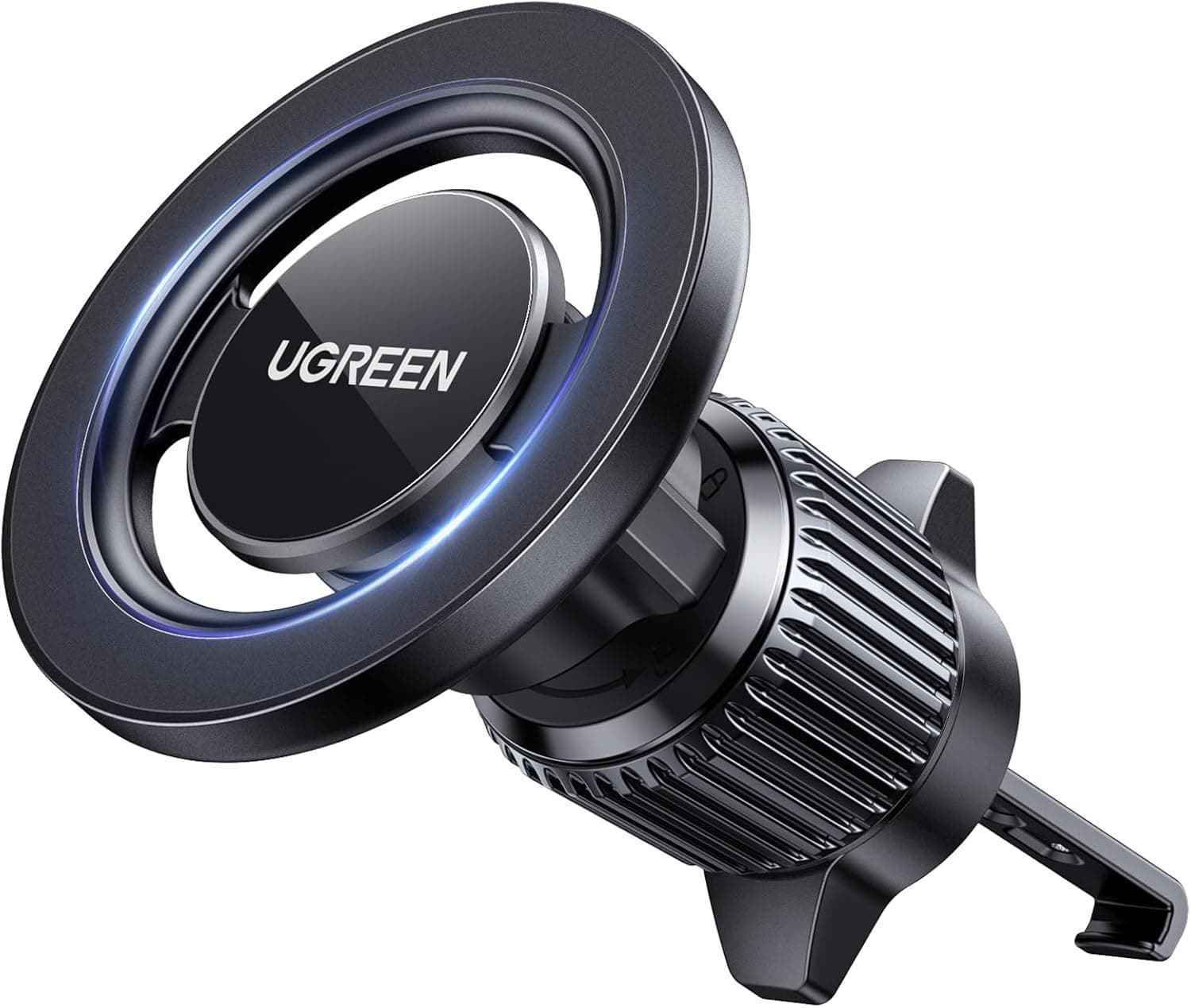 UGREEN Car Phone Mount for Magsafe Air Vent Car Mount Magnetic Phone Holder Compatible with iPhone 17 16 15 14 13 12 Pro Max, Strongest Magnet Black