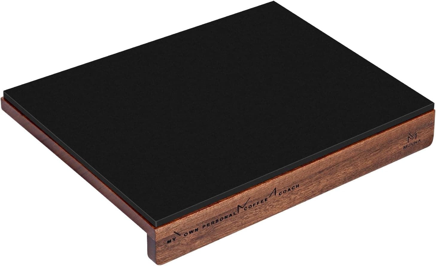 Espresso Tamping Mat, Coffee Tamper Mat,Food-Grade Silicone & Wood Coffee Mat,Non-Slip Waterproof Tamping Pad for Espresso Machine,Coffee Bar Accessories Organizer,9.21"x7.24"