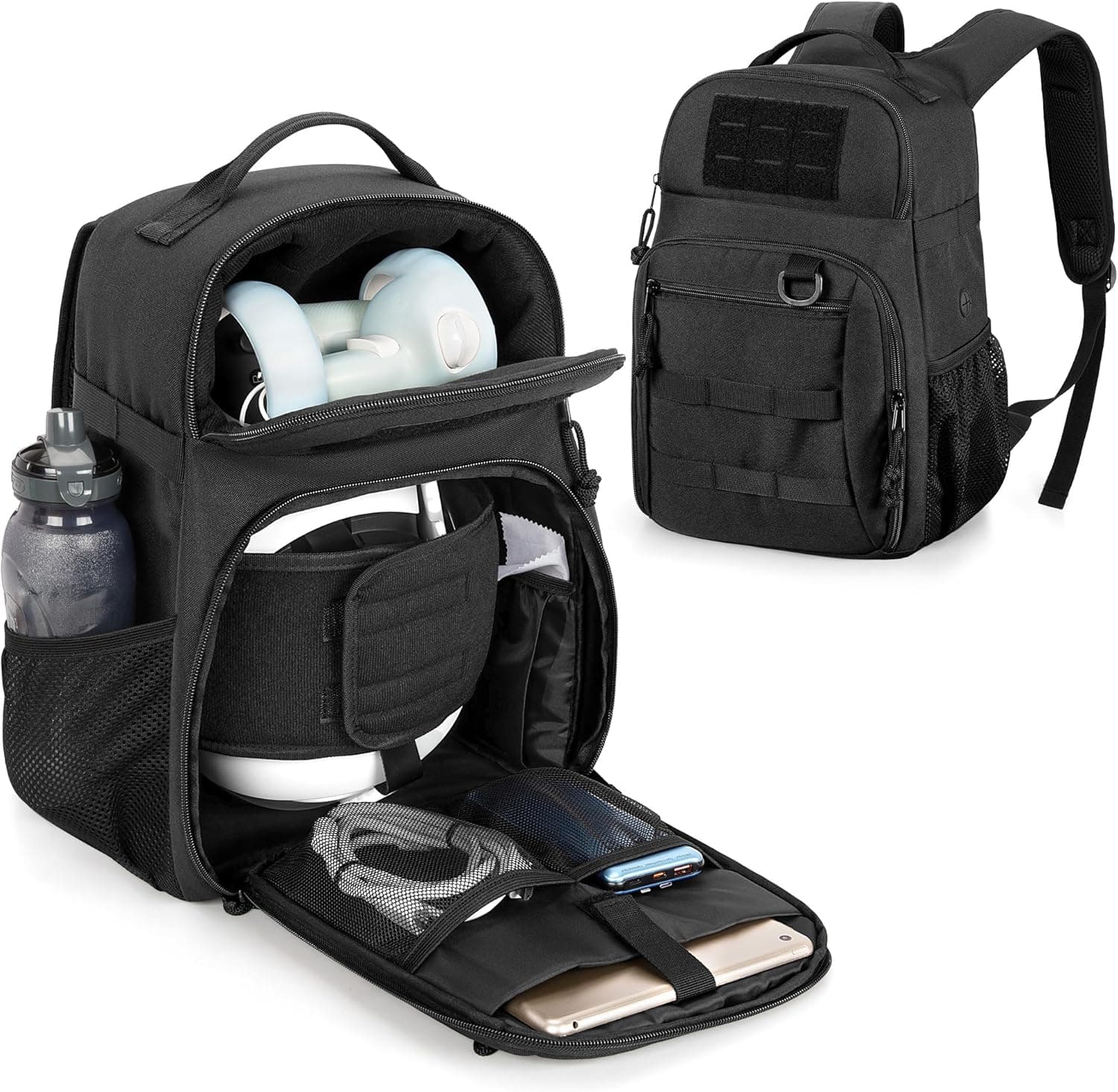 Travel Carry Case Compatible with Oculus Meta Quest 2/Quest 3/Quest 3S/VR Elite Strap, Protective Carrying Case Bag with Plenty of Pockets for Controllers & Accessories (Patent Design)