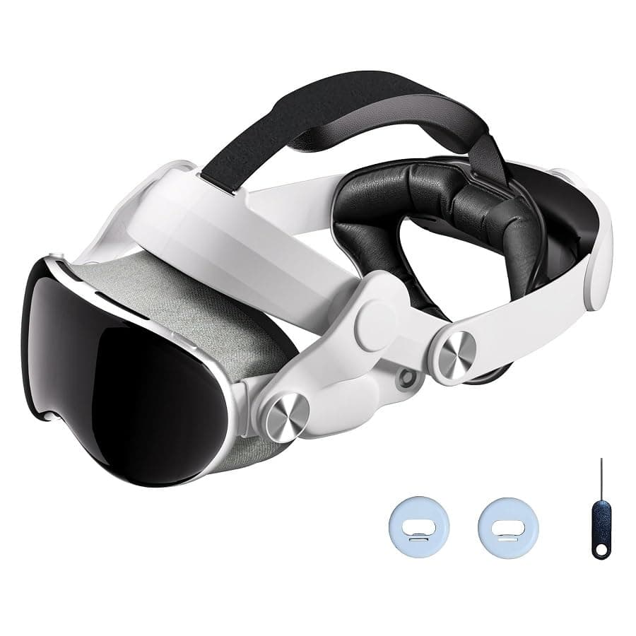 Upgraded Head Strap for Apple Vision Pro，Pressure-Reducing Comfort Head Strap Compatible with Apple Vision Pro, Headstrap with Breathable Sponge Pad，Adjustable for Various Head Sizes and Face Shapes